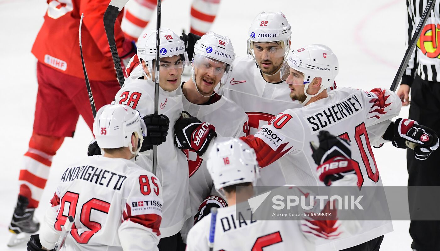 Ice Hockey World Championship. Russia vs. Switzerland