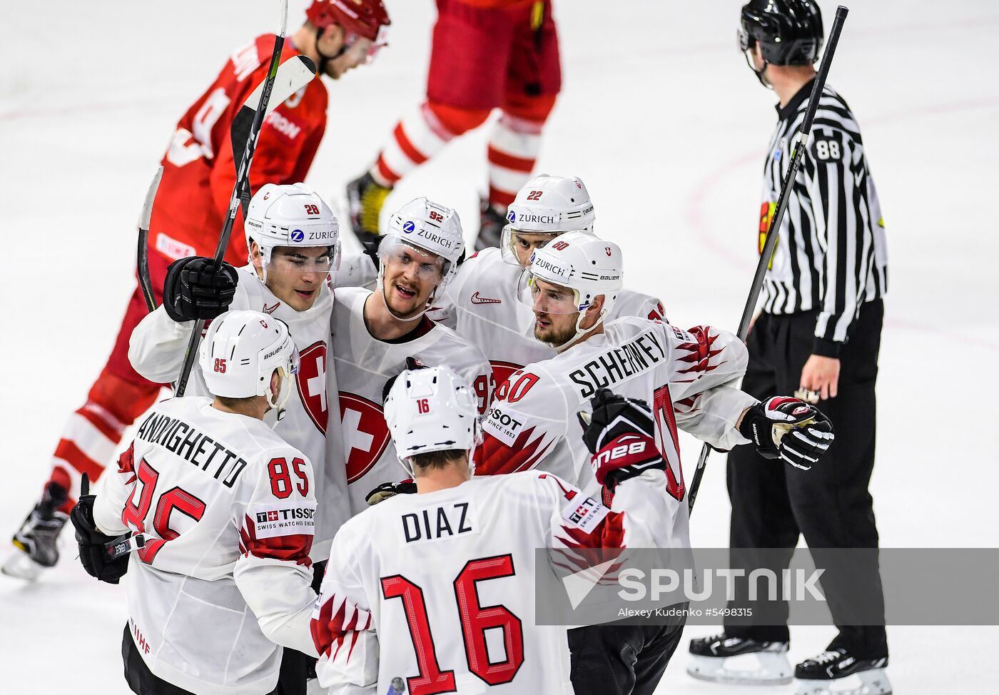 Ice Hockey World Championship. Russia vs. Switzerland