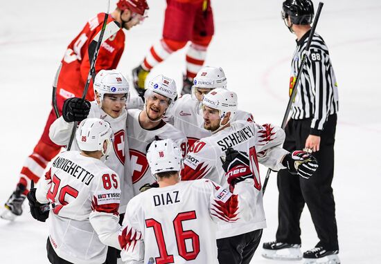 Ice Hockey World Championship. Russia vs. Switzerland