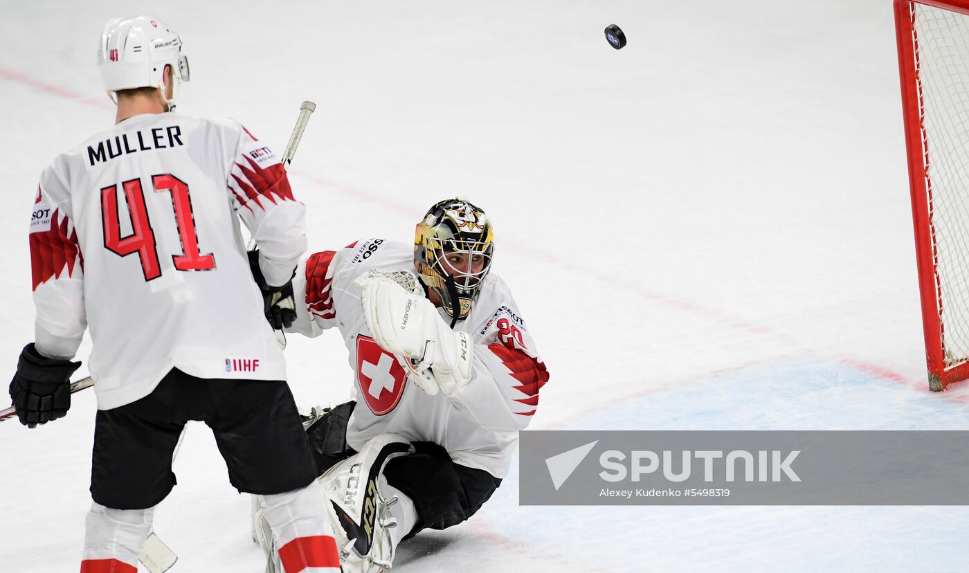 Ice Hockey World Championship. Russia vs. Switzerland