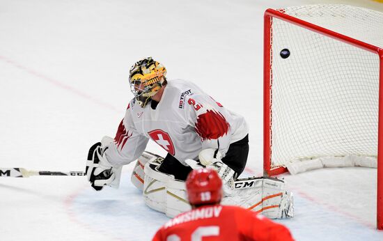 Ice Hockey World Championship. Russia vs. Switzerland