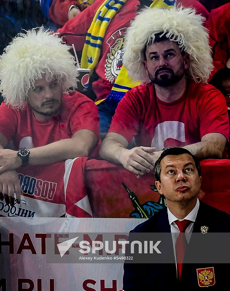 Ice Hockey World Championship. Russia vs. Switzerland