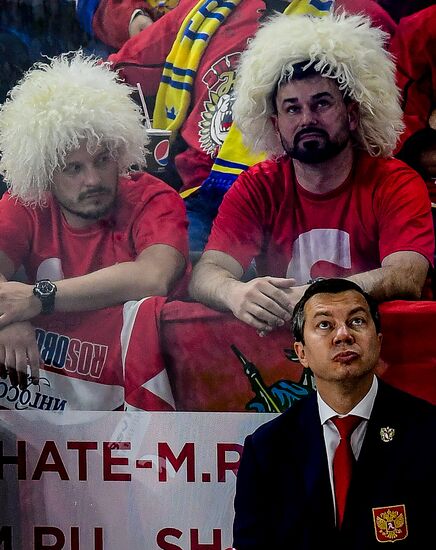 Ice Hockey World Championship. Russia vs. Switzerland