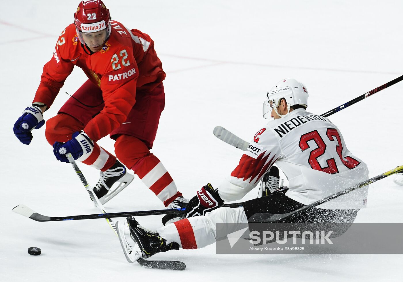 Ice Hockey World Championship. Russia vs. Switzerland