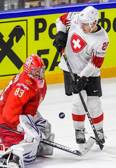 Ice Hockey World Championship. Russia vs. Switzerland