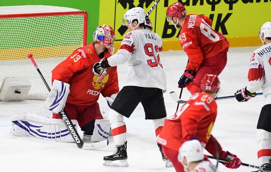 Ice Hockey World Championship. Russia vs. Switzerland