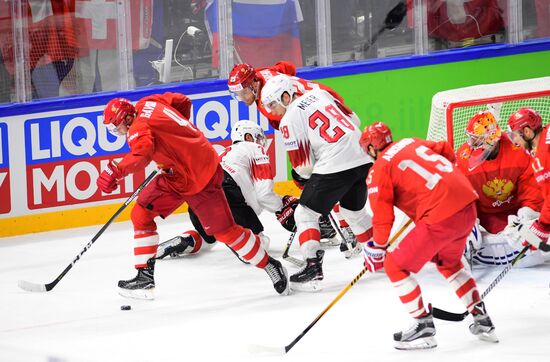 Ice Hockey World Championship. Russia vs. Switzerland