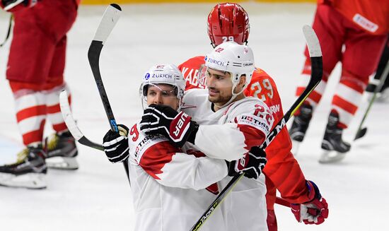 Ice Hockey World Championship. Russia vs. Switzerland