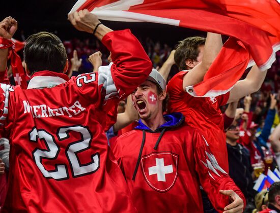 Ice Hockey World Championship. Russia vs. Switzerland