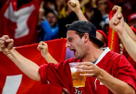 Ice Hockey World Championship. Russia vs. Switzerland