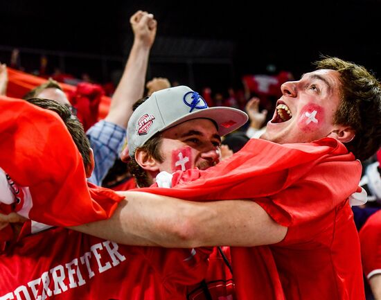 Ice Hockey World Championship. Russia vs. Switzerland