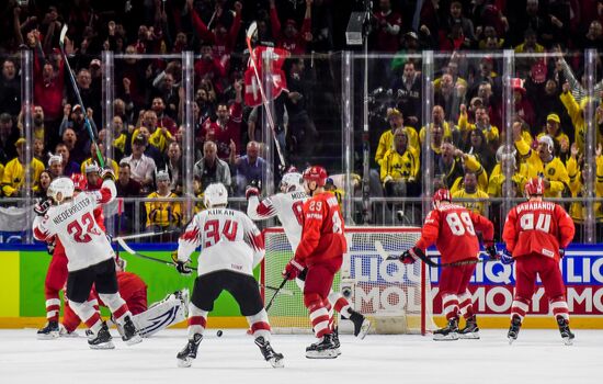 Ice Hockey World Championship. Russia vs. Switzerland