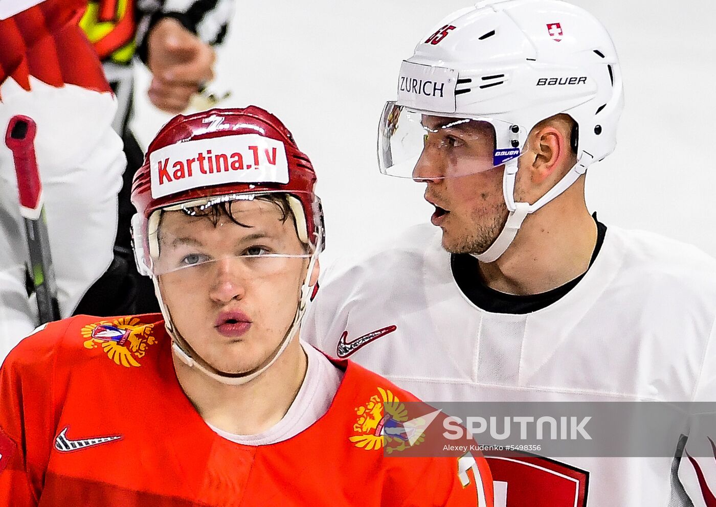 Ice Hockey World Championship. Russia vs. Switzerland