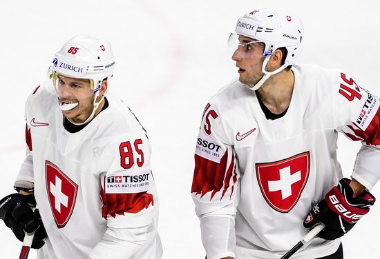 Ice Hockey World Championship. Russia vs. Switzerland