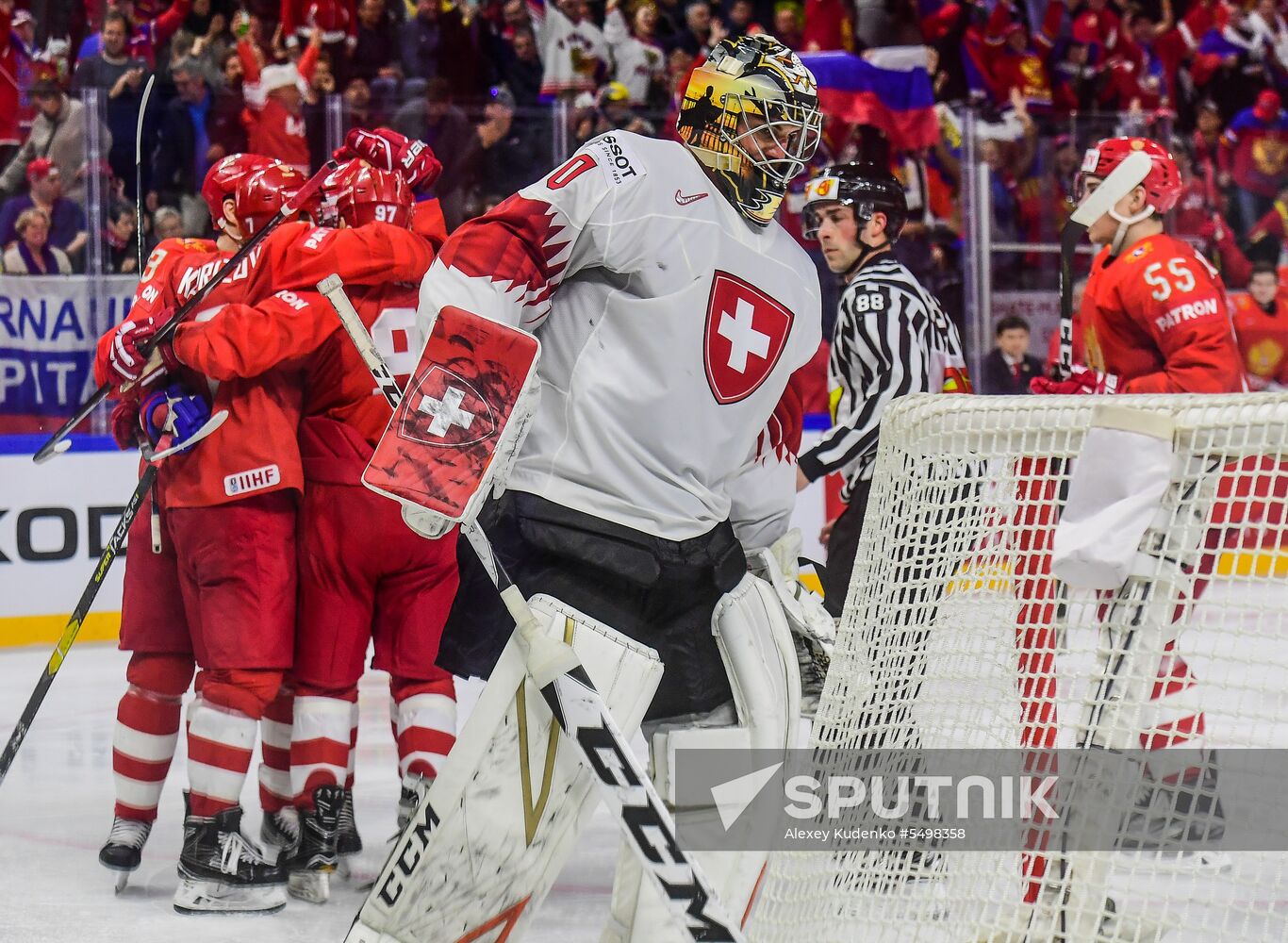Ice Hockey World Championship. Russia vs. Switzerland
