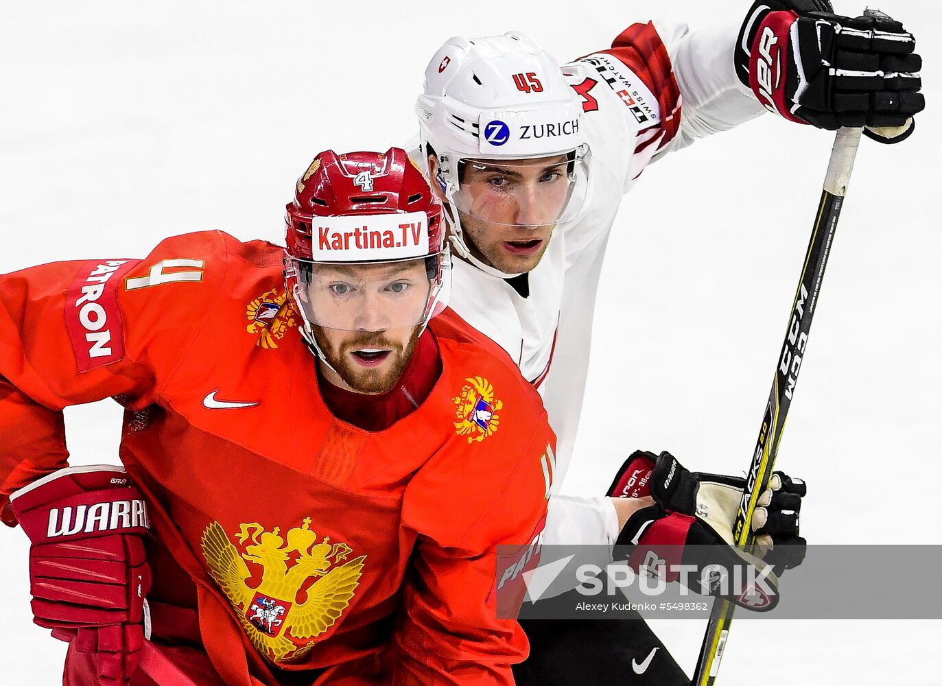 Ice Hockey World Championship. Russia vs. Switzerland