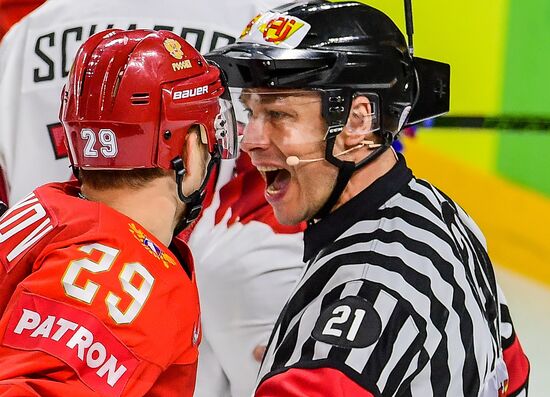Ice Hockey World Championship. Russia vs. Switzerland