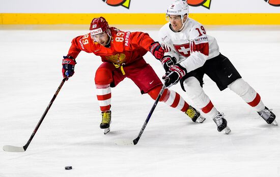 Ice Hockey World Championship. Russia vs. Switzerland