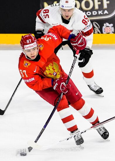 Ice Hockey World Championship. Russia vs. Switzerland
