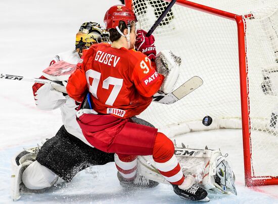 Ice Hockey World Championship. Russia vs. Switzerland