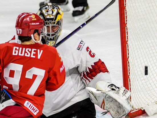Ice Hockey World Championship. Russia vs. Switzerland