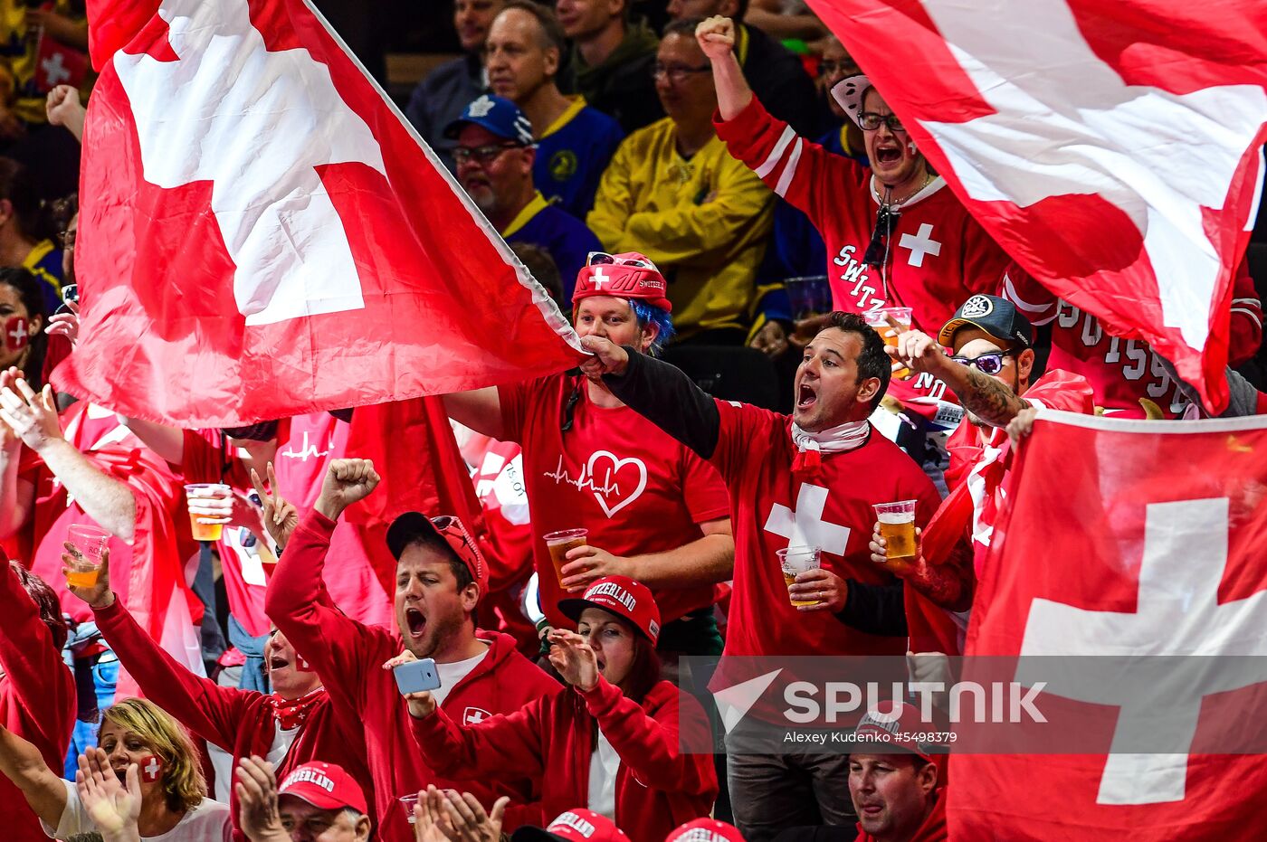 Ice Hockey World Championship. Russia vs. Switzerland