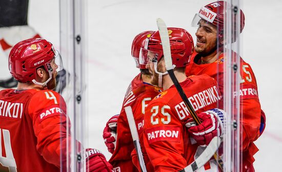 Ice Hockey World Championship. Russia vs. Switzerland