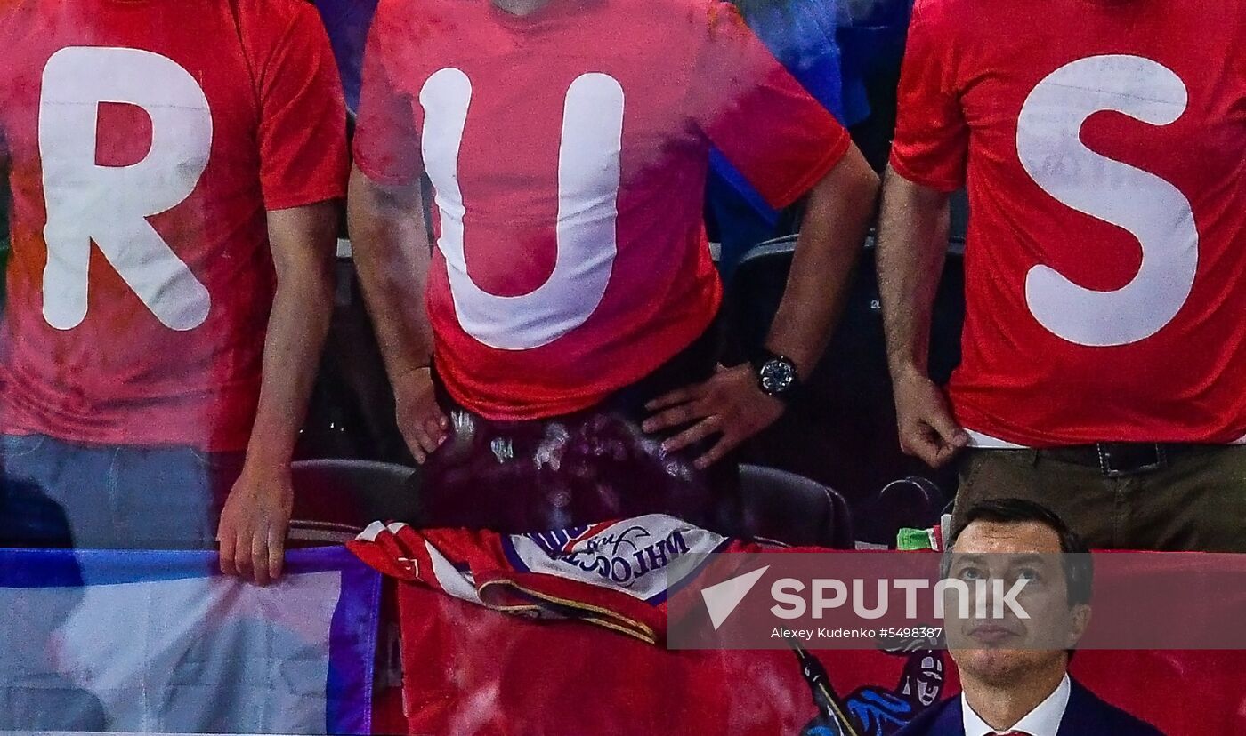 Ice Hockey World Championship. Russia vs. Switzerland