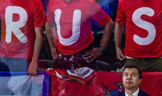 Ice Hockey World Championship. Russia vs. Switzerland