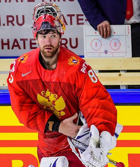Ice Hockey World Championship. Russia vs. Switzerland