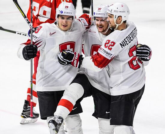 Ice Hockey World Championship. Russia vs. Switzerland