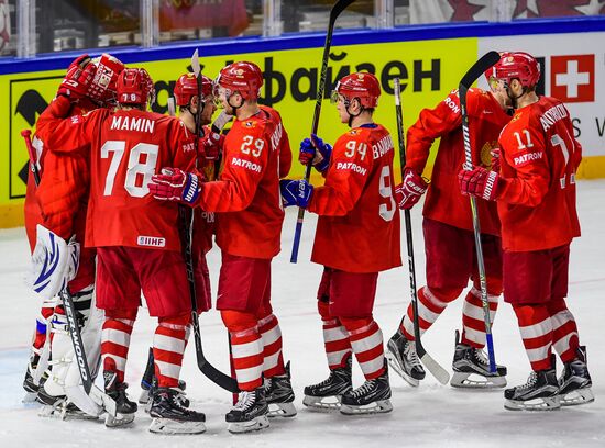 Ice Hockey World Championship. Russia vs. Switzerland