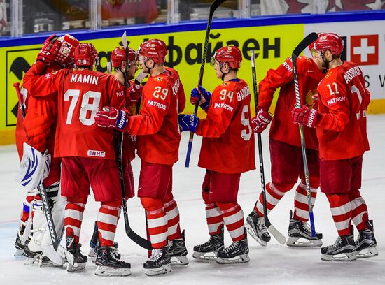 Ice Hockey World Championship. Russia vs. Switzerland