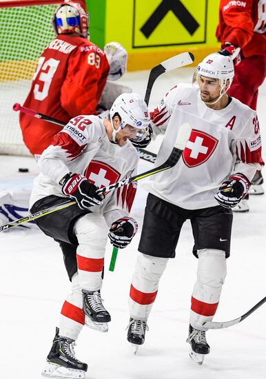 Ice Hockey World Championship. Russia vs. Switzerland