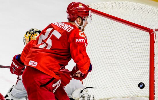 Ice Hockey World Championship. Russia vs. Switzerland