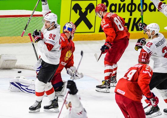 Ice Hockey World Championship. Russia vs. Switzerland