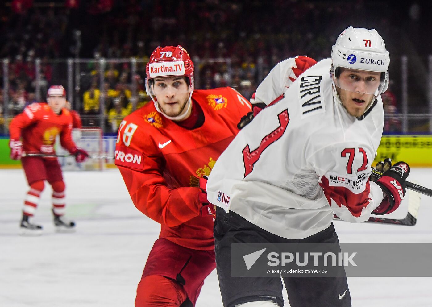 Ice Hockey World Championship. Russia vs. Switzerland