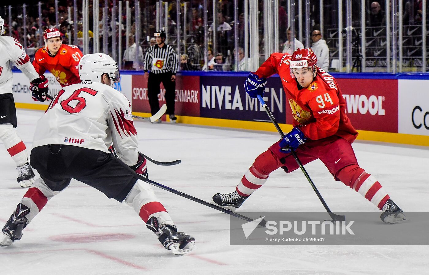 Ice Hockey World Championship. Russia vs. Switzerland