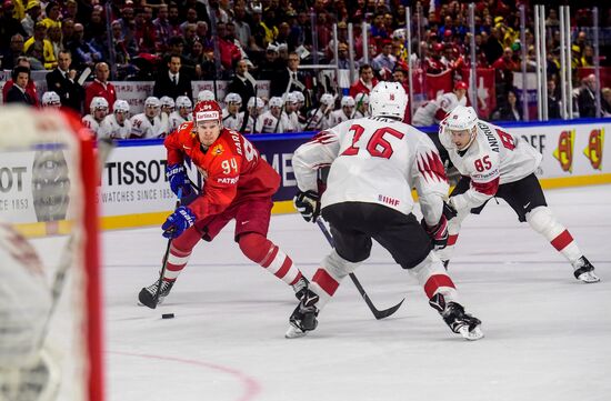 Ice Hockey World Championship. Russia vs. Switzerland