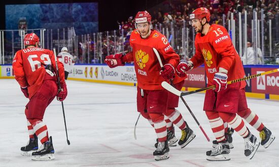 Ice Hockey World Championship. Russia vs. Switzerland