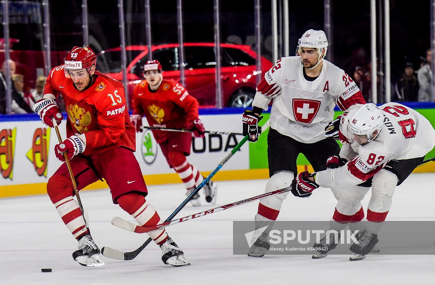 Ice Hockey World Championship. Russia vs. Switzerland