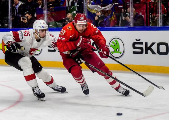 Ice Hockey World Championship. Russia vs. Switzerland
