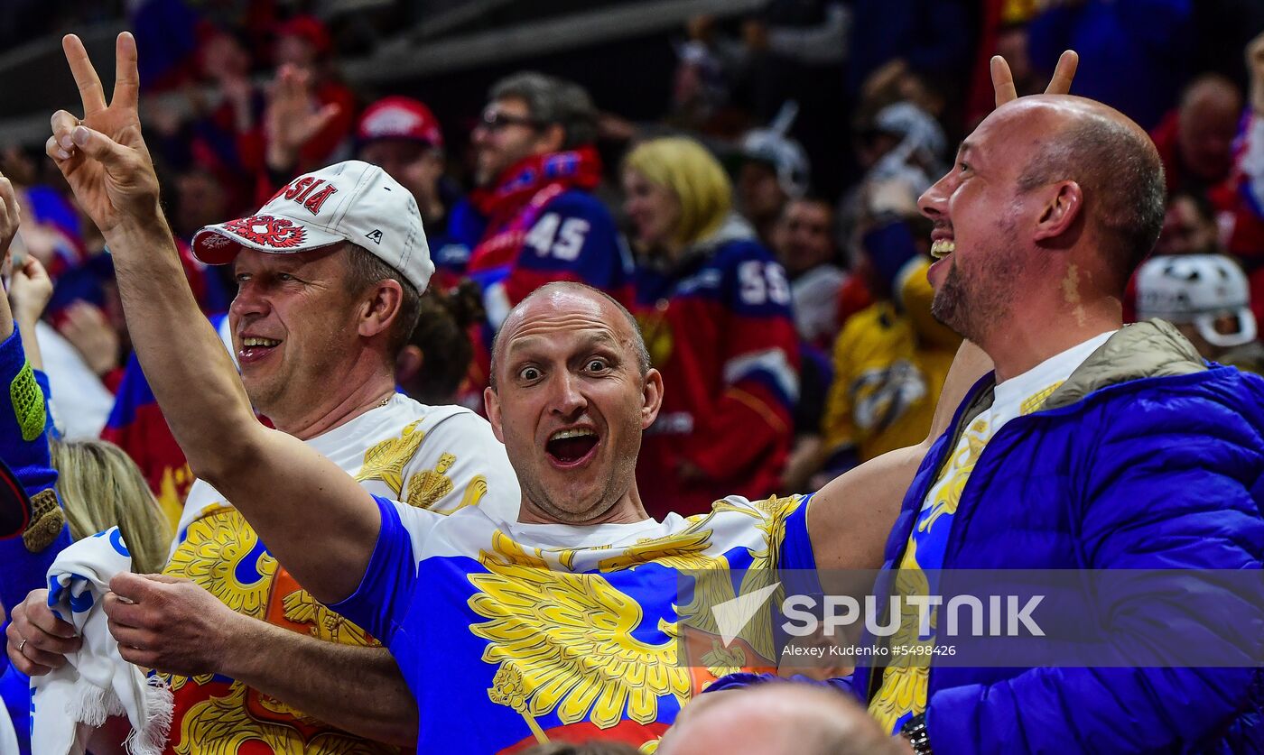 Ice Hockey World Championship. Russia vs. Switzerland