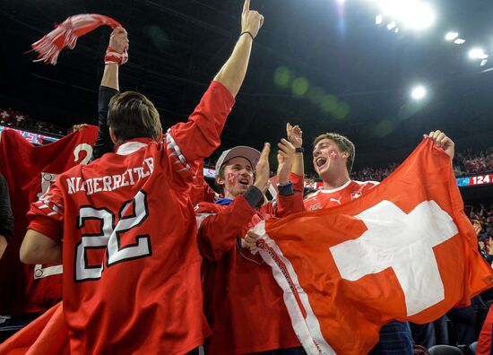 Ice Hockey World Championship. Russia vs. Switzerland