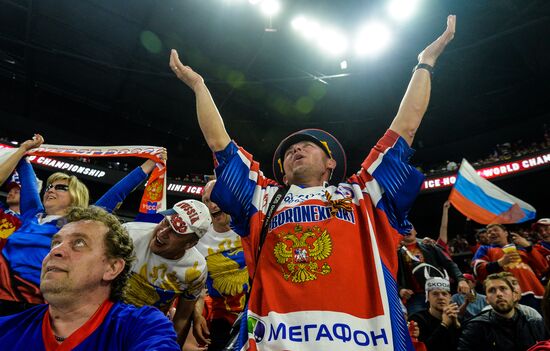 Ice Hockey World Championship. Russia vs. Switzerland