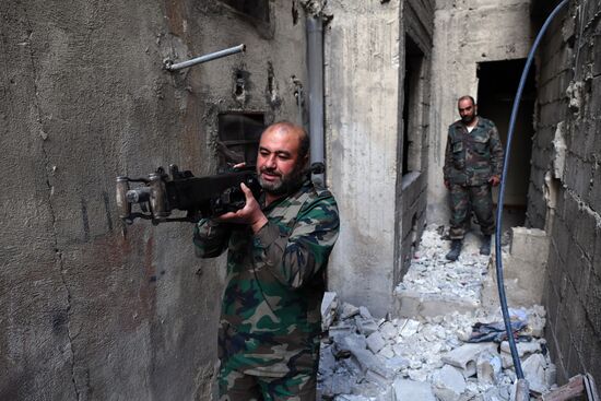 Update from Yarmouk refugee camp area in southern suburb of Damascus