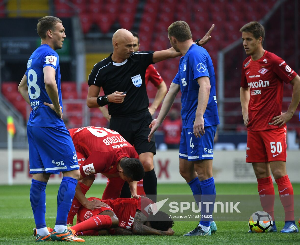 Football. Russian Premier League. Spartak vs. Dynamo