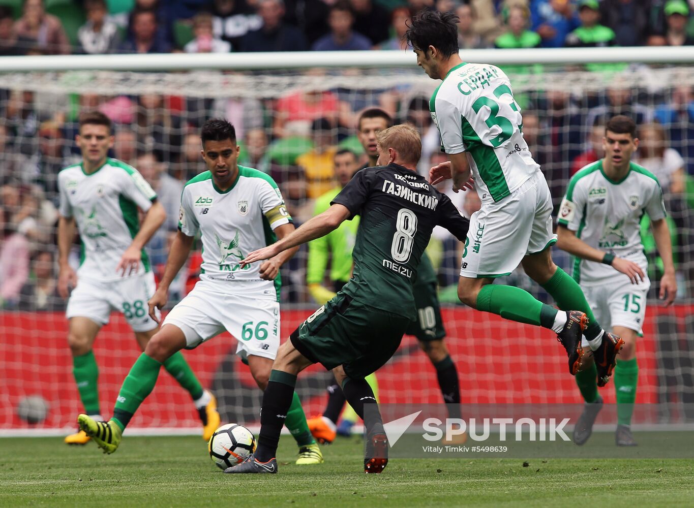 Football. Russian Premier League. Krasnodar vs. Rubin