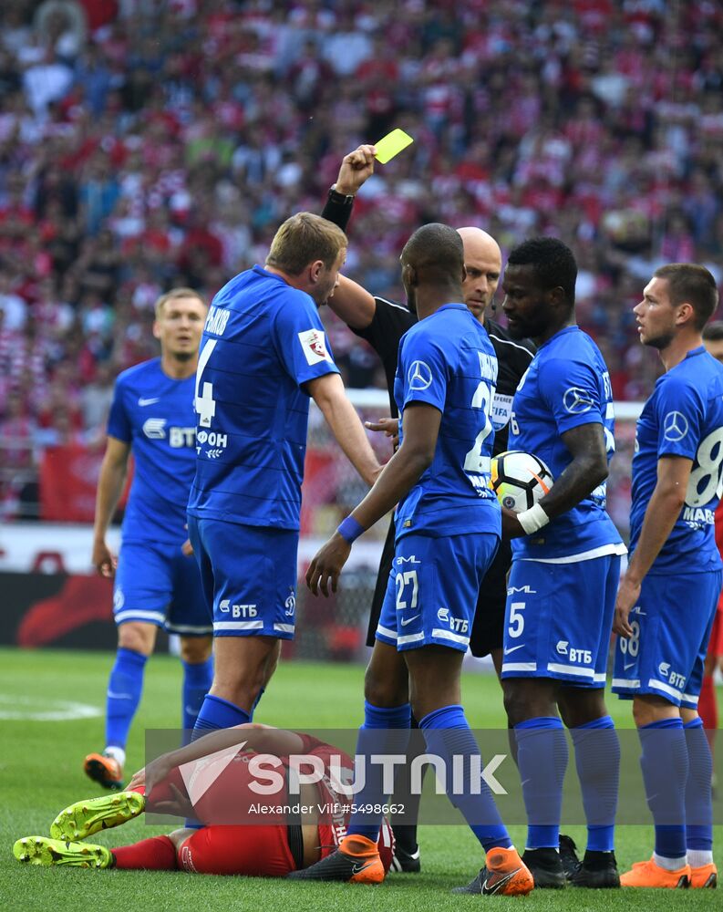 Football. Russian Premier League. Spartak vs. Dynamo