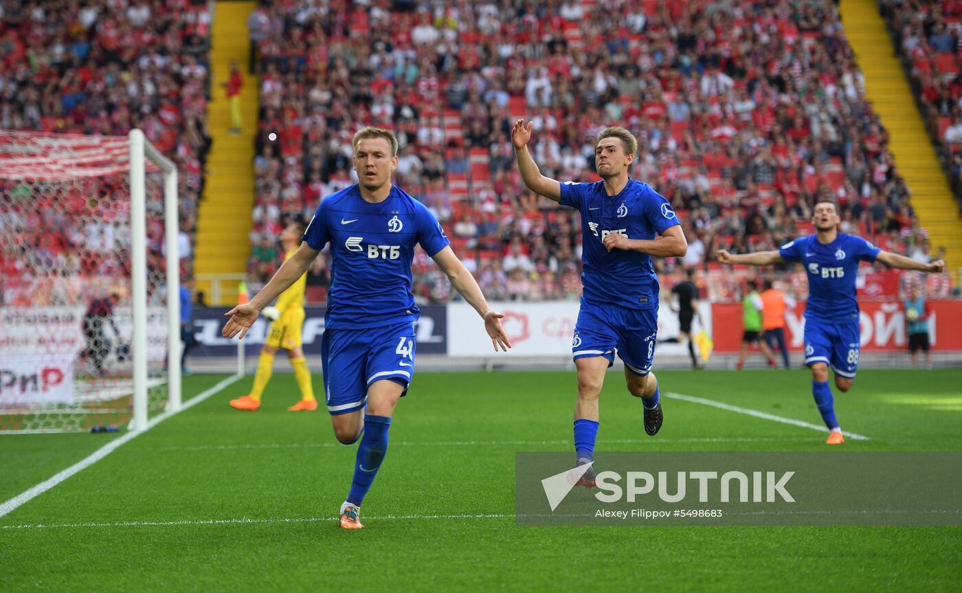 Football. Russian Premier League. Spartak vs. Dynamo